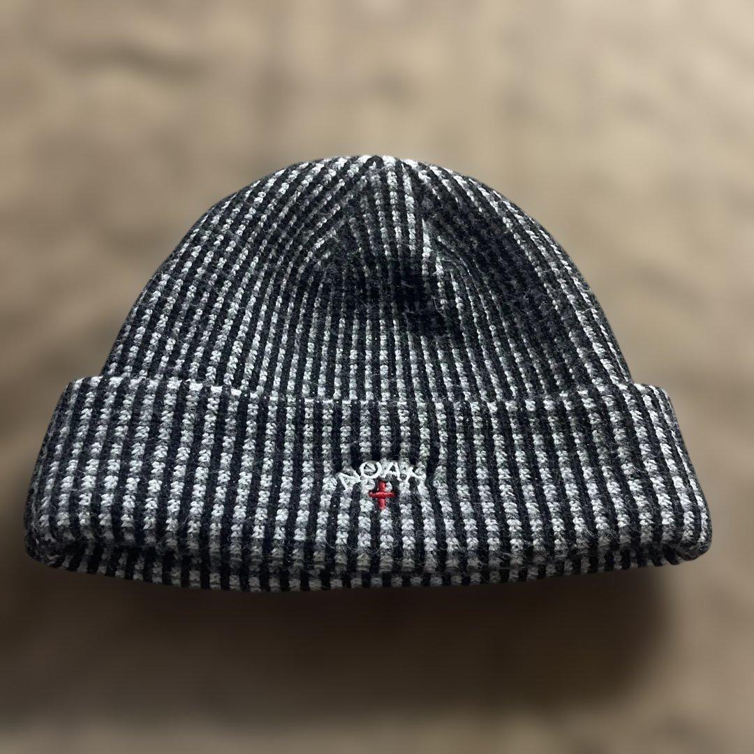 NOAH ニット帽 グレー/ブラック