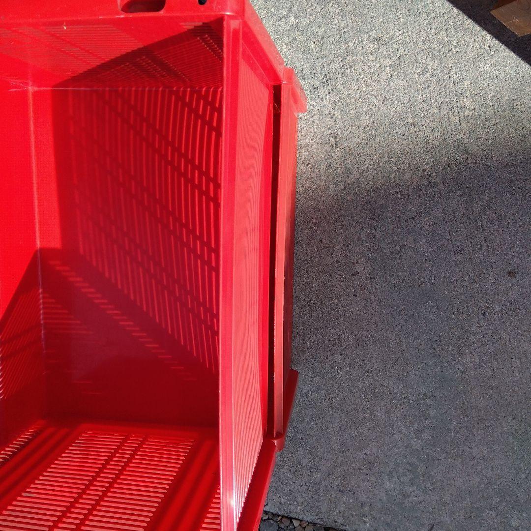 Glico グリコ 赤い 昭和レトロ ポップ 収納ボックス コンテナ 2個セット