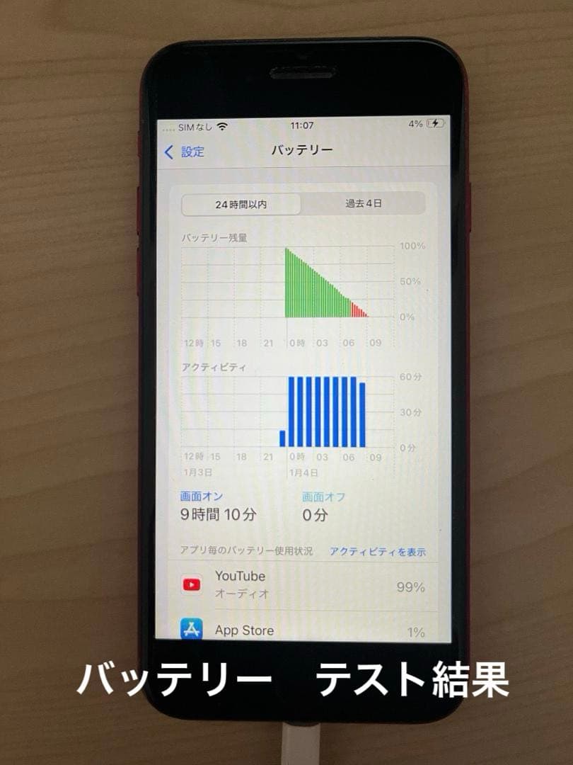 iPhone SE 第2世代 (SE2) 128GB 純正バッテリー85％
