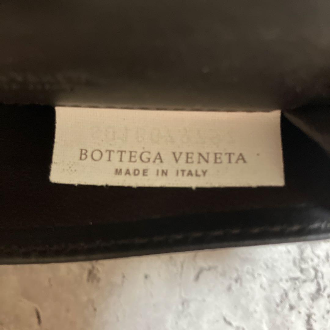 【美品】Bottega Veneta 名刺入れ イントレチャート ダークブラウン