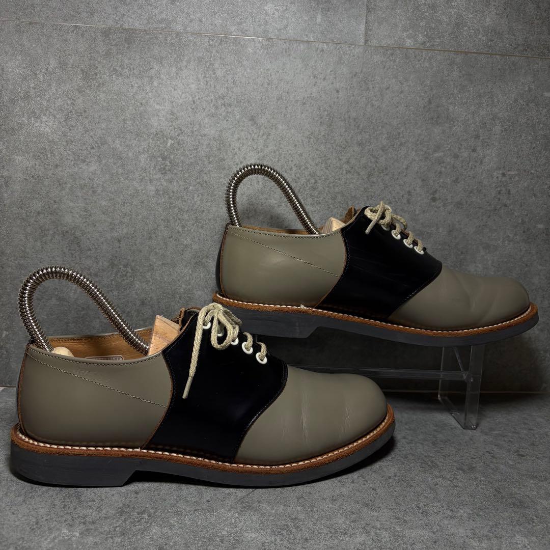 【極美品】REGAL サドルシューズ 2452 グレー 24cm プレーントゥ