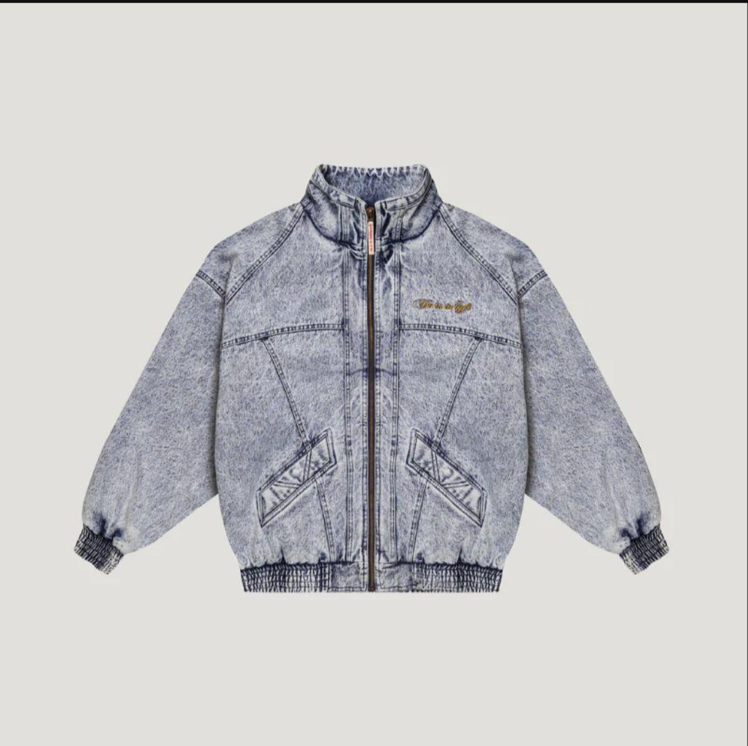 LÝFT × GOLD'S GYM Oversize Denim Jacket