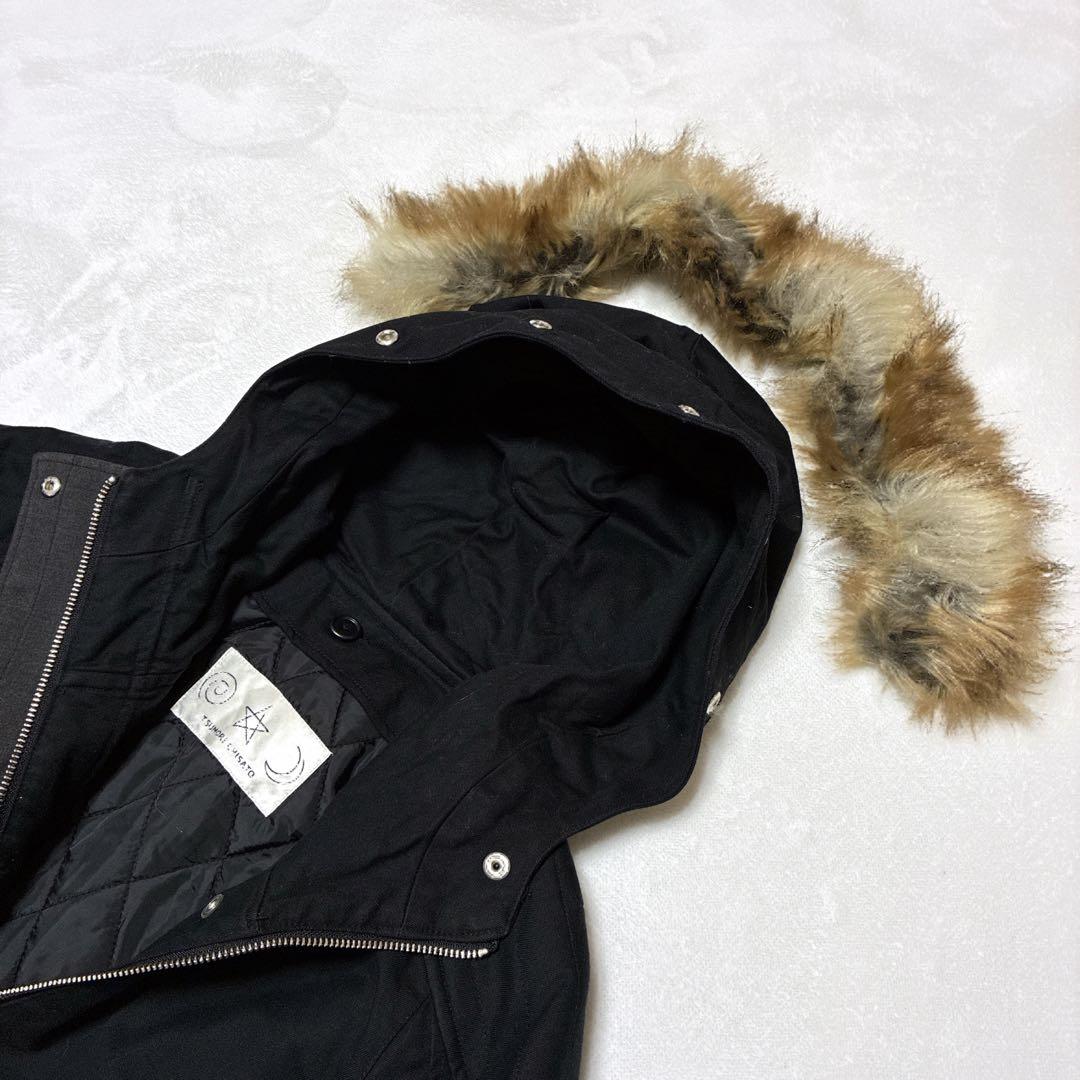 ⭐️希少⭐️ツモリチサト 中綿　ライナー　モッズコート リアルファー　フード