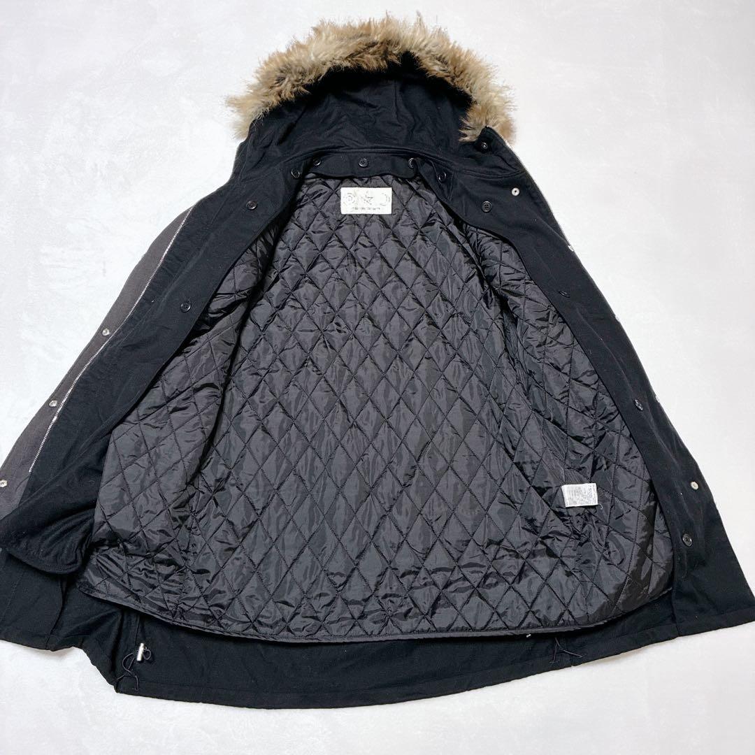 ⭐️希少⭐️ツモリチサト 中綿　ライナー　モッズコート リアルファー　フード