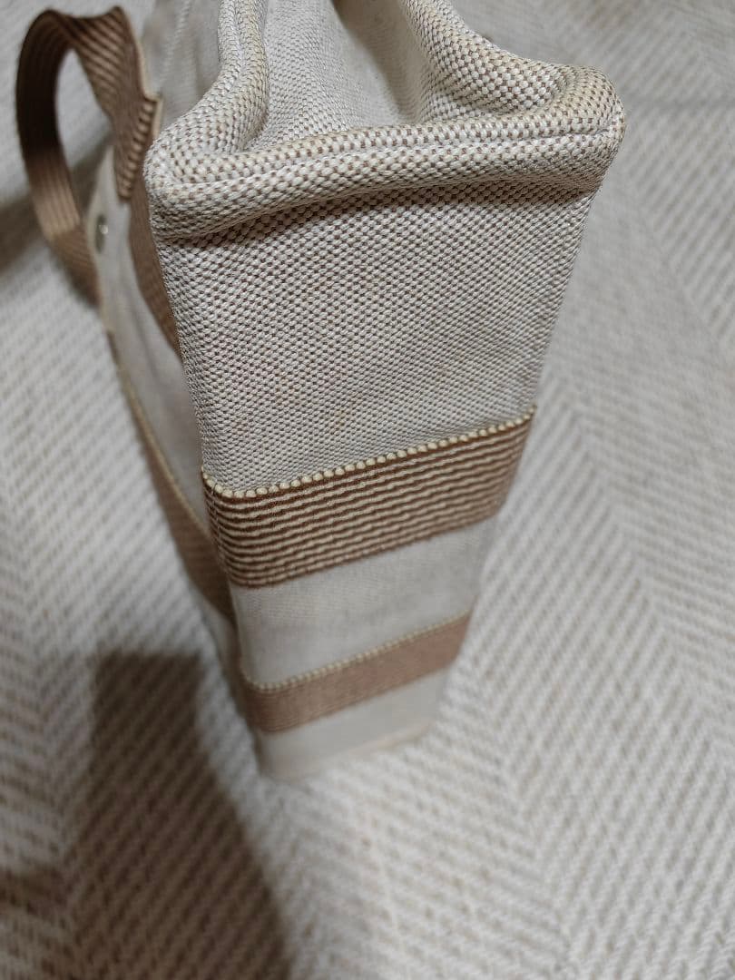エルメス トートバッグ ベージュ ブラウン