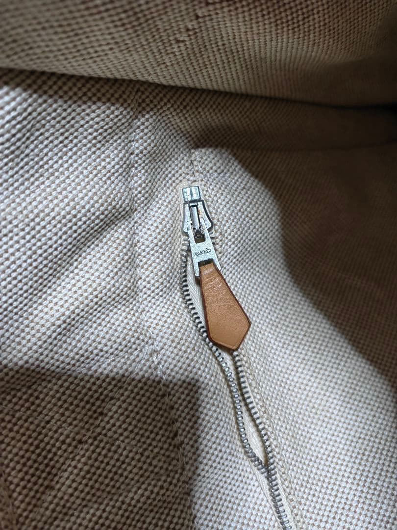 エルメス トートバッグ ベージュ ブラウン