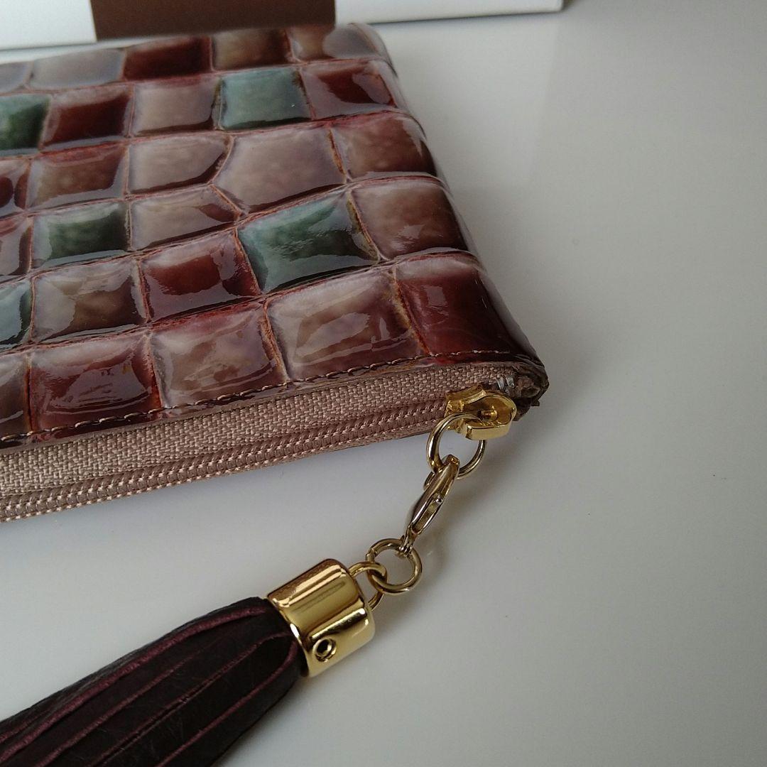 美品　アタオ　リモ　ヴィトロ　アドリアエメラルド　長財布