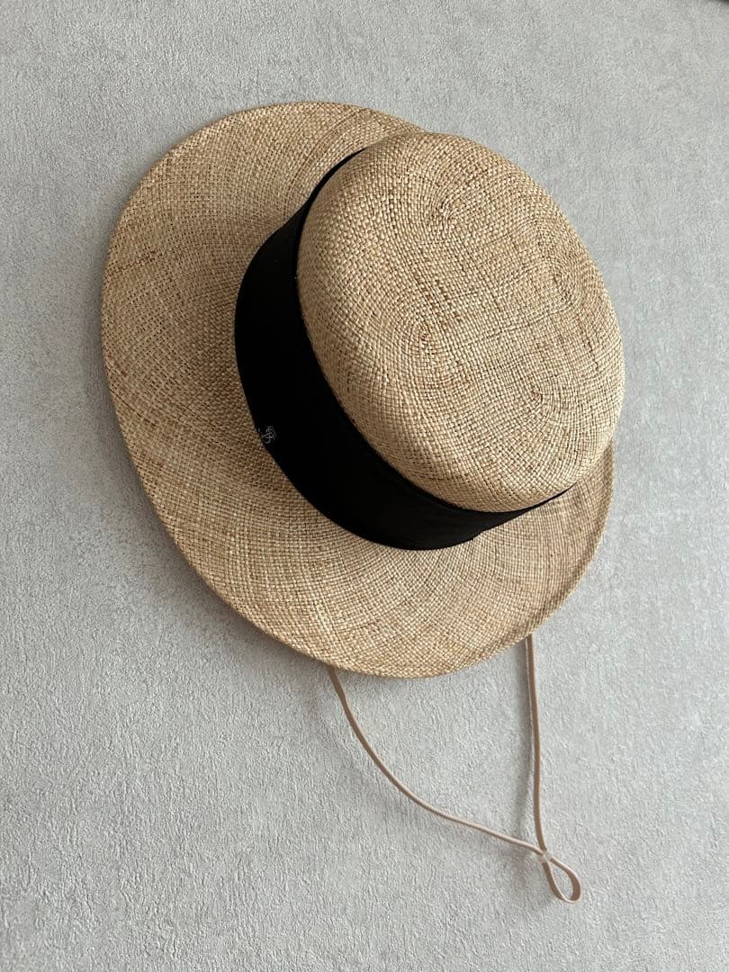 THE 9 SHOP KANKAN HAT 黒 カンカン帽 黒