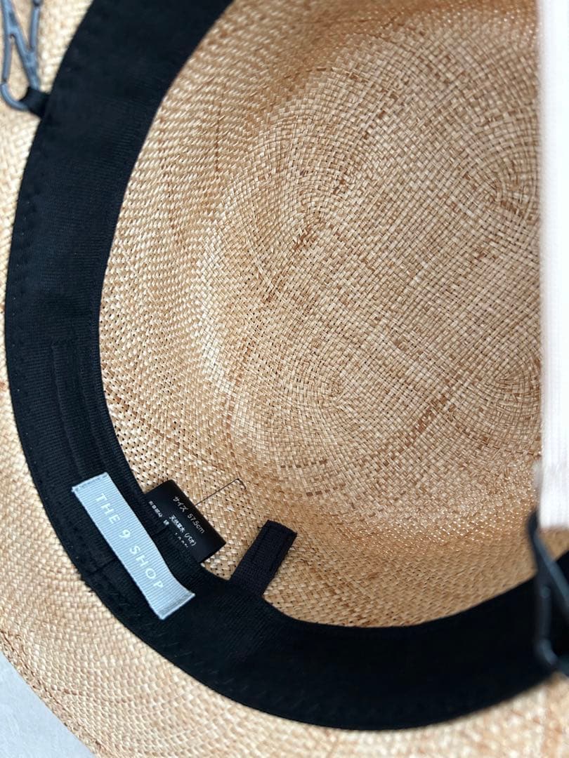 THE 9 SHOP KANKAN HAT 黒 カンカン帽 黒