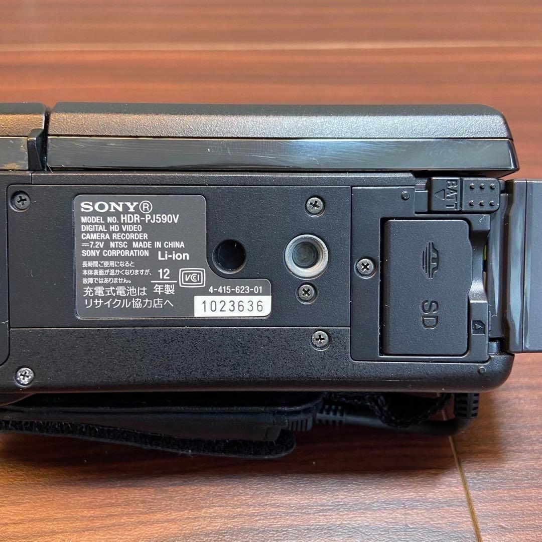 SONY HDR-PJ590V ビデオカメラ ほぼ新品 3829