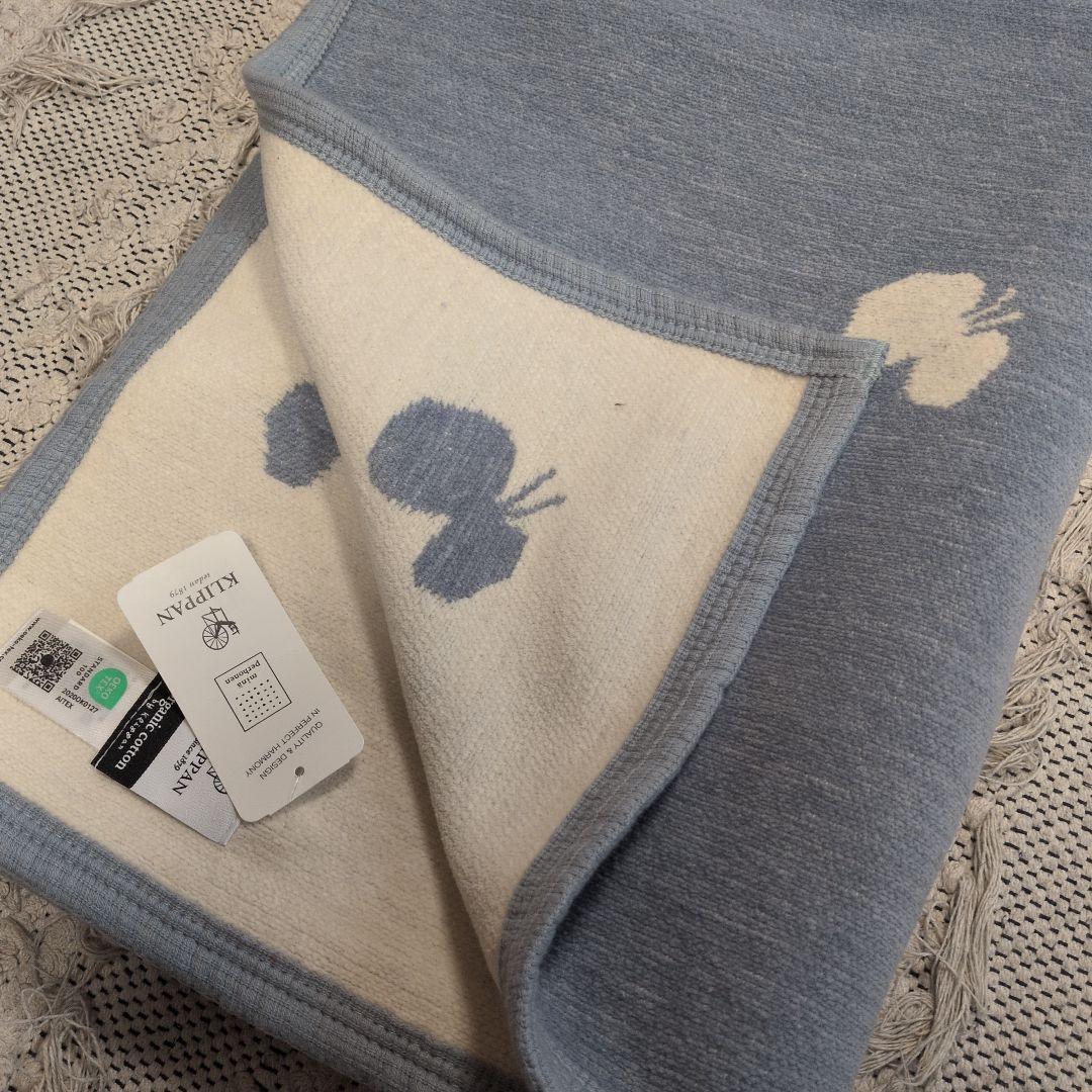 KLIPPAN ミナペルホネン　オーガニックコットン ブランケット90×140