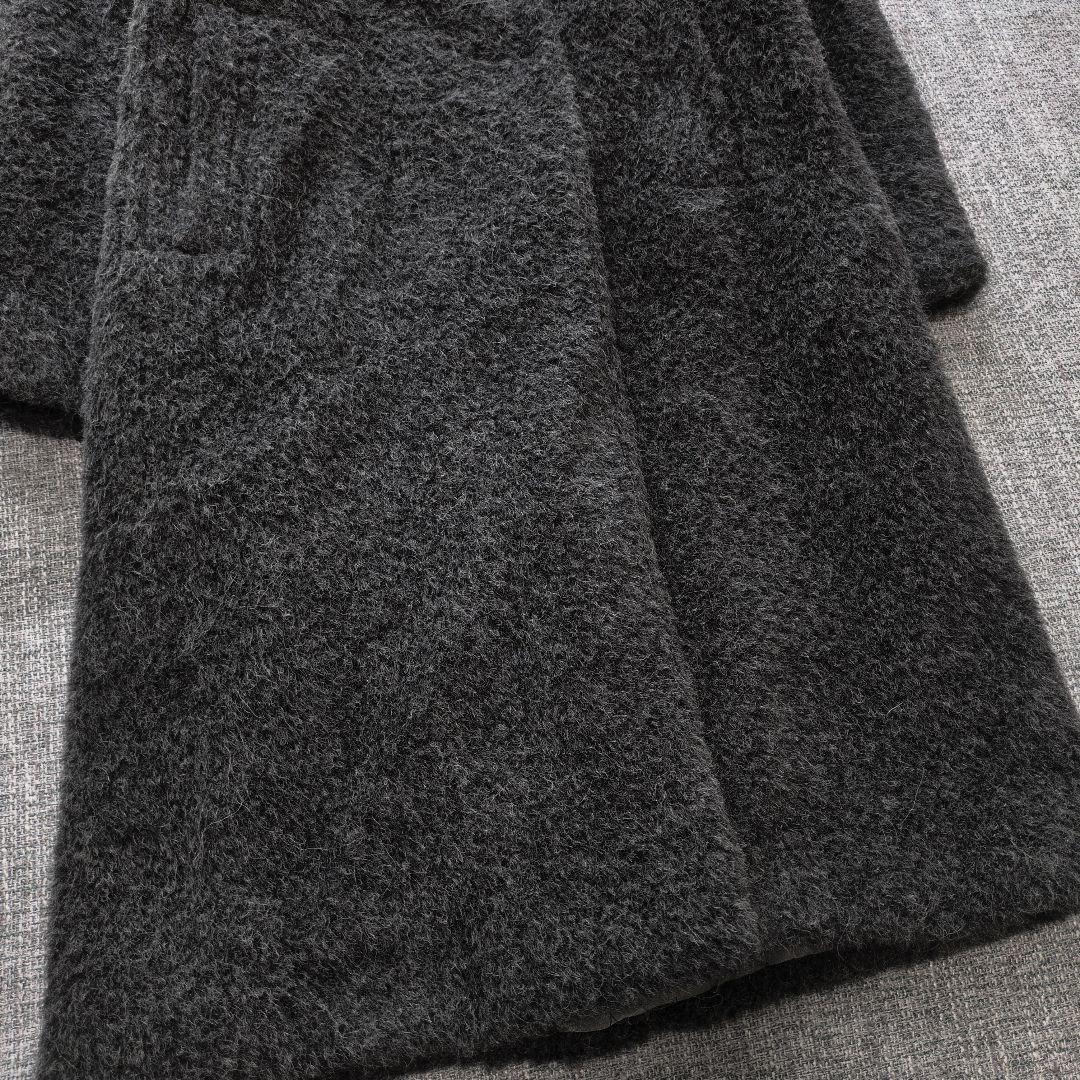 ジャンフランコフェレ　イタリア製　アルパカウール　シャギーコート　ゆったり