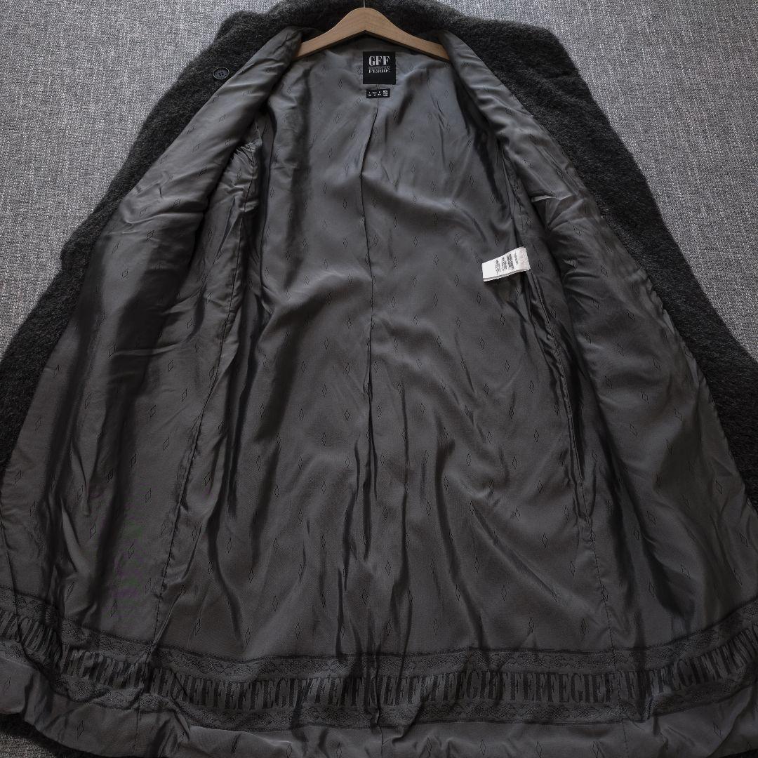 ジャンフランコフェレ　イタリア製　アルパカウール　シャギーコート　ゆったり