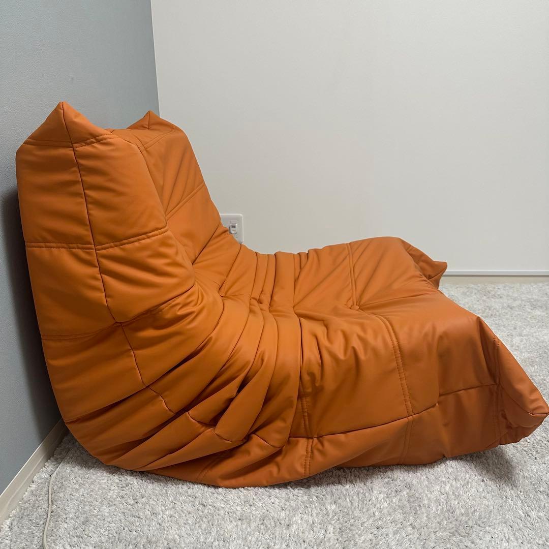 togo トーゴ　プロダクト　オレンジ 1人掛けソファ 合成皮革