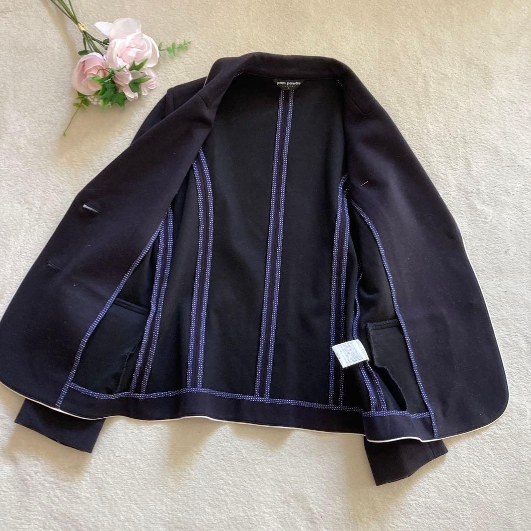 美品✨ ポンポネットL 160 卒服 受験 面接 6点セット　ベストもあり