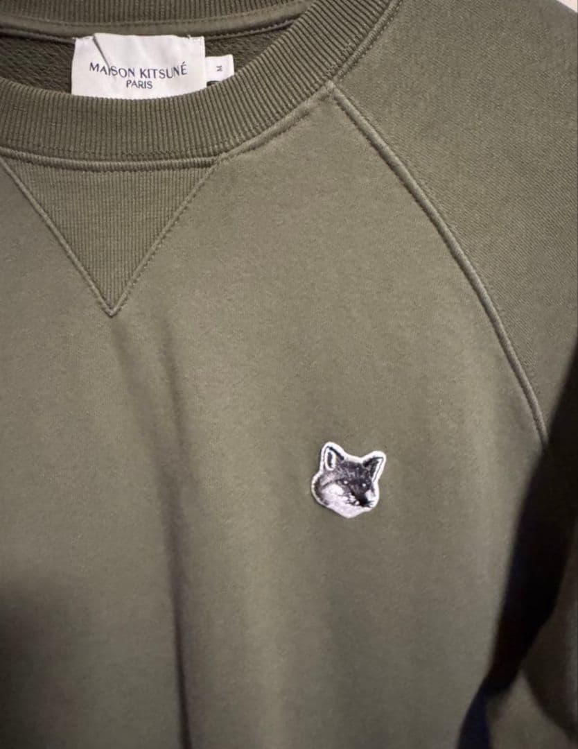 MAISON KITSUNÉ オリーブ トレーナー M