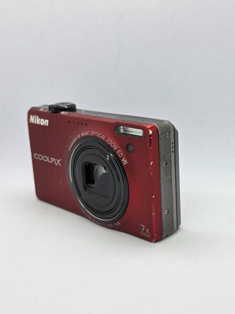 【スマホ転送OK】ニコン Nikon COOLPIX S6000 レッド