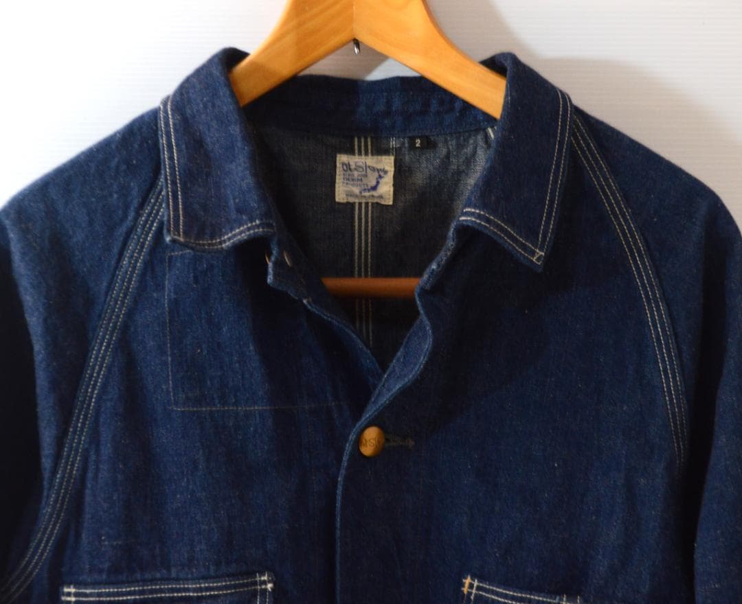 古着　Orslow オアスロウ　カバーオール/デニムジャケット　2/M