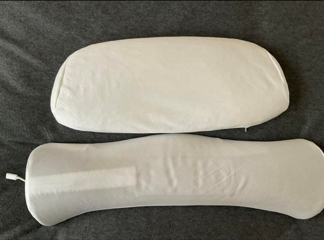 【美品】CALQS （カルクス）首と肩がホッとする枕PLUS・替えカバー付