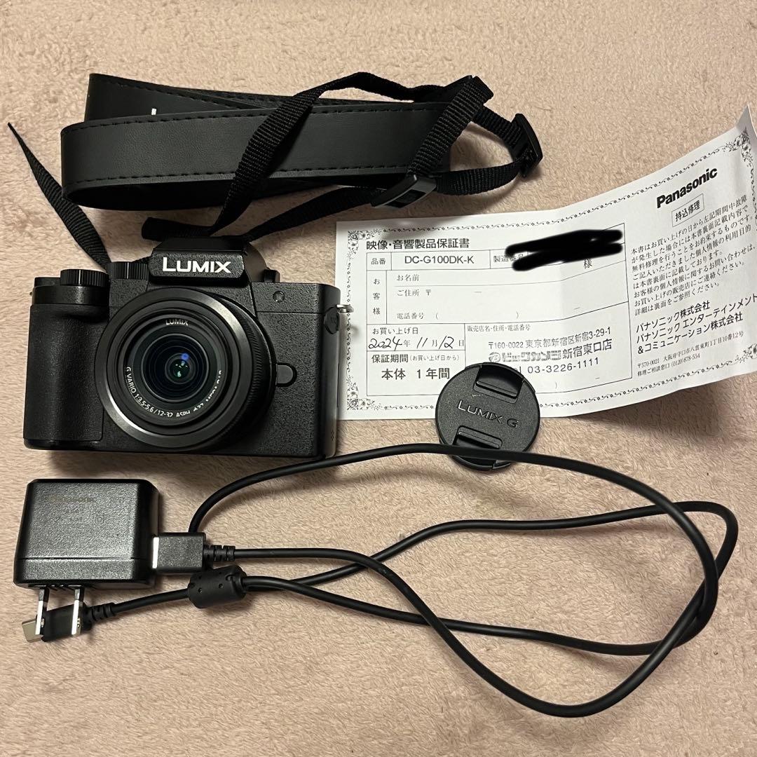 美品　Panasonic LUMIX DC-G100DK デジタル一眼カメラ