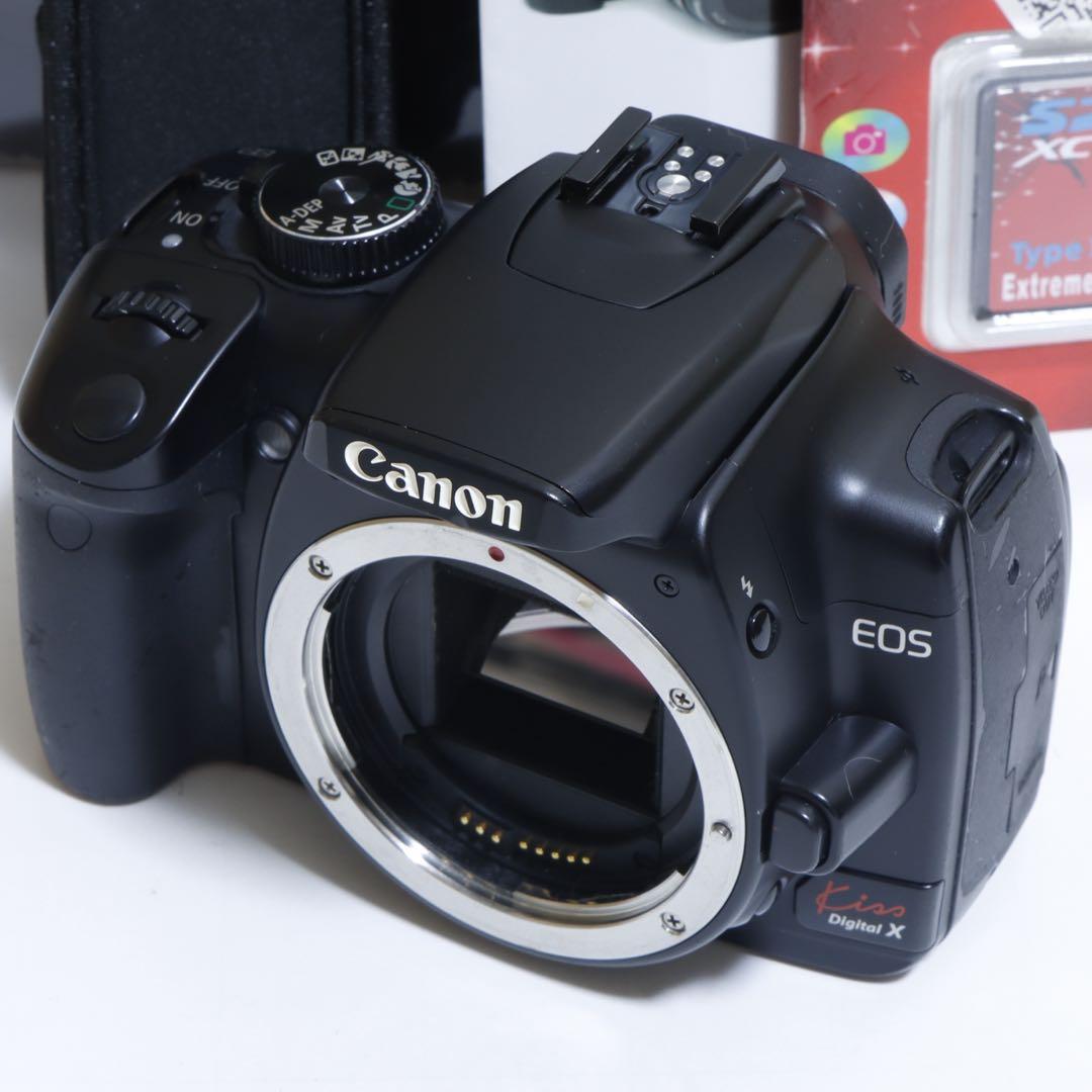 ★ スマホに送れる一眼レフ★キャノン EOS Kiss XISセット