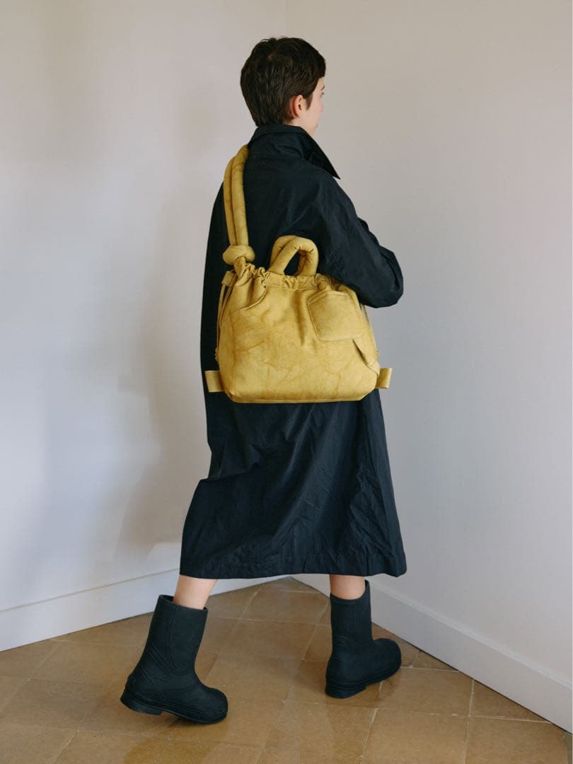 ÖLEND BACKPACKS ONA WASHED BAG マスタード