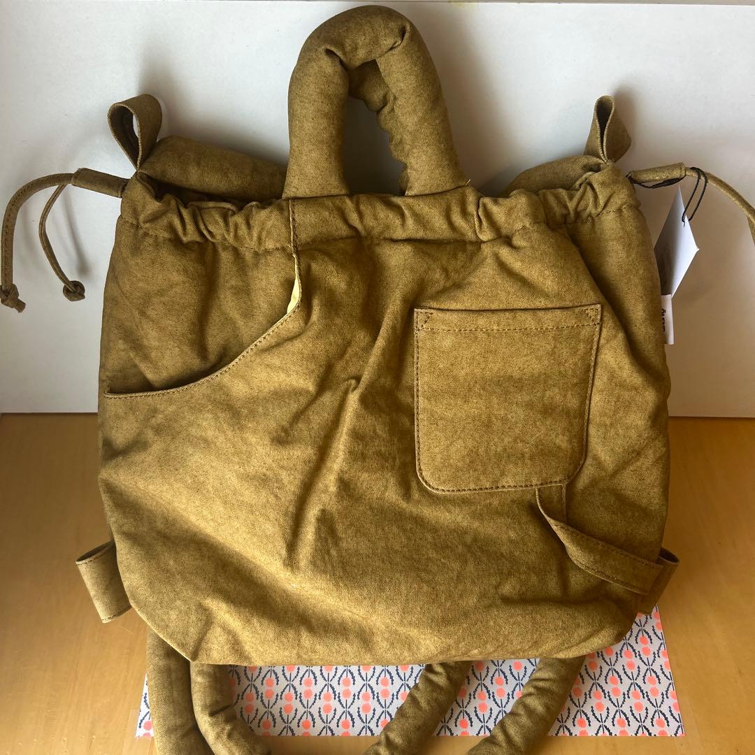 ÖLEND BACKPACKS ONA WASHED BAG マスタード