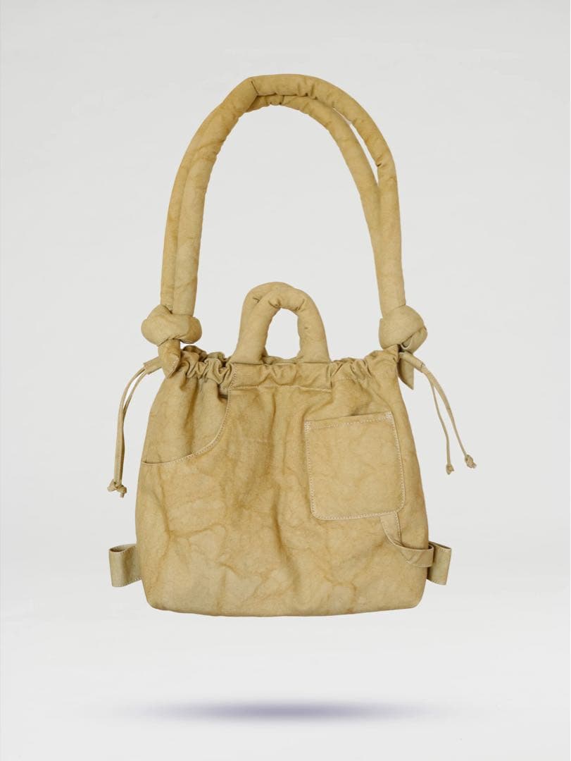 ÖLEND BACKPACKS ONA WASHED BAG マスタード