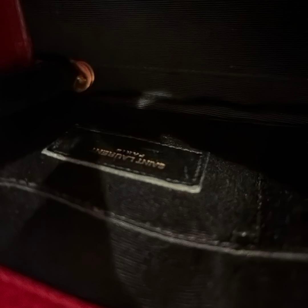 SAINT LAURENT レッド ハンドバッグ　サックドジュール
