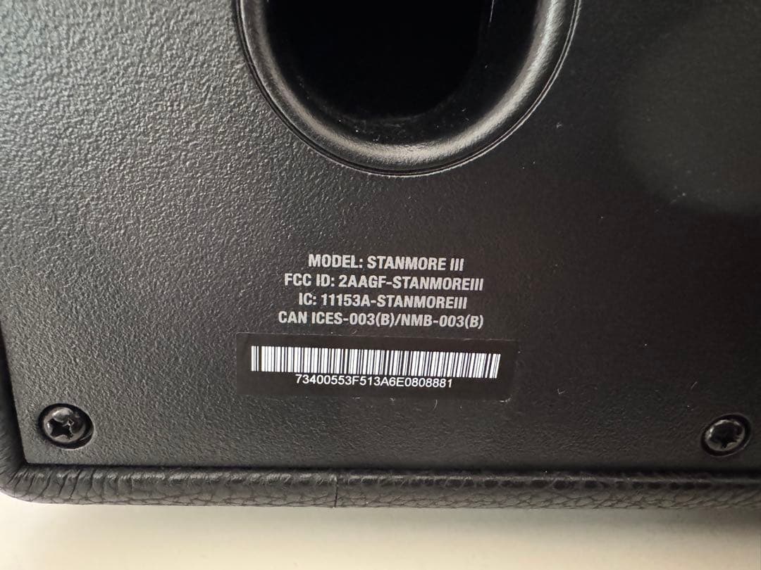 美品　Marshall Stanmore IIIスピーカー