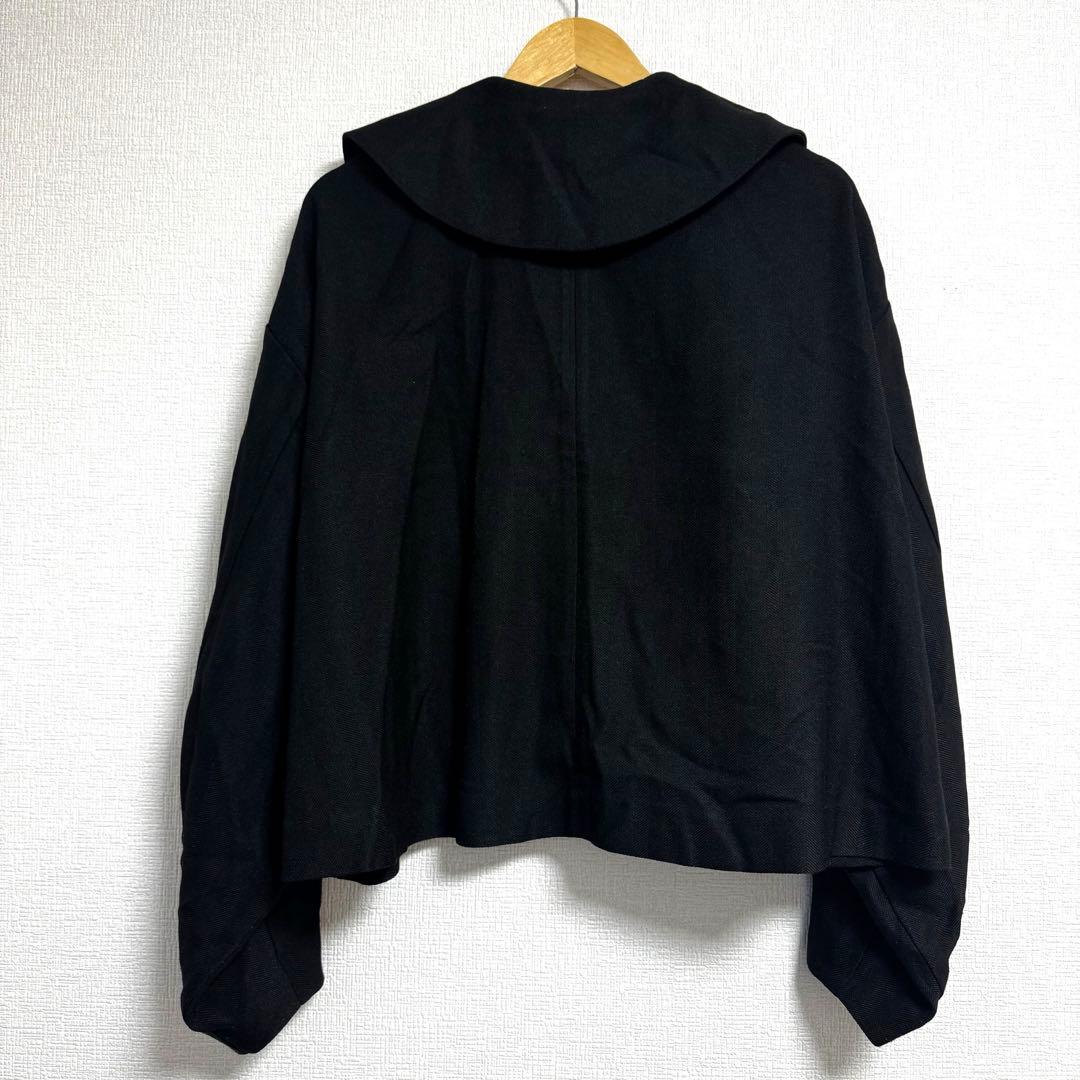 HeRIN.CYE Asymmetry collar jacket 黒 試着のみ