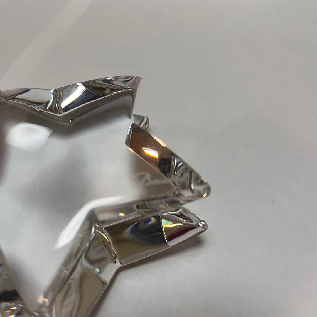 バカラ ZINZIN ザンザンスター 星型 ペーパーウェイト クリア