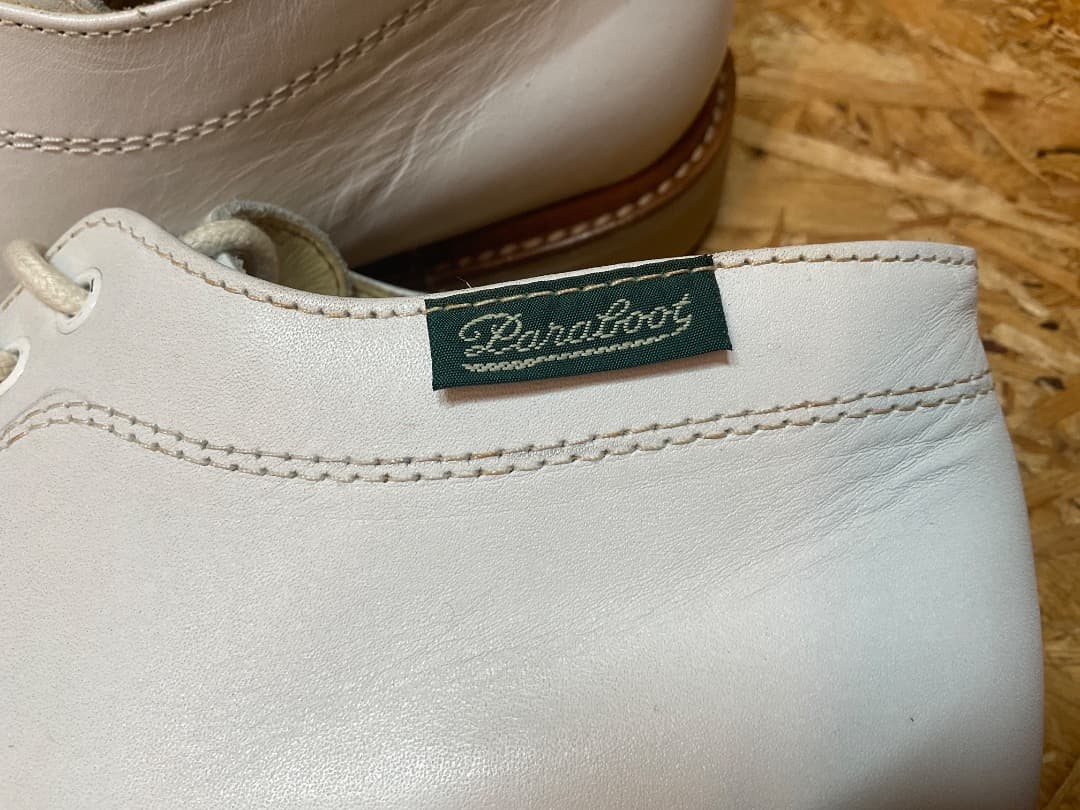 90s デカタグ デッドストック パラブーツ × CAUSE モカシン シューズ