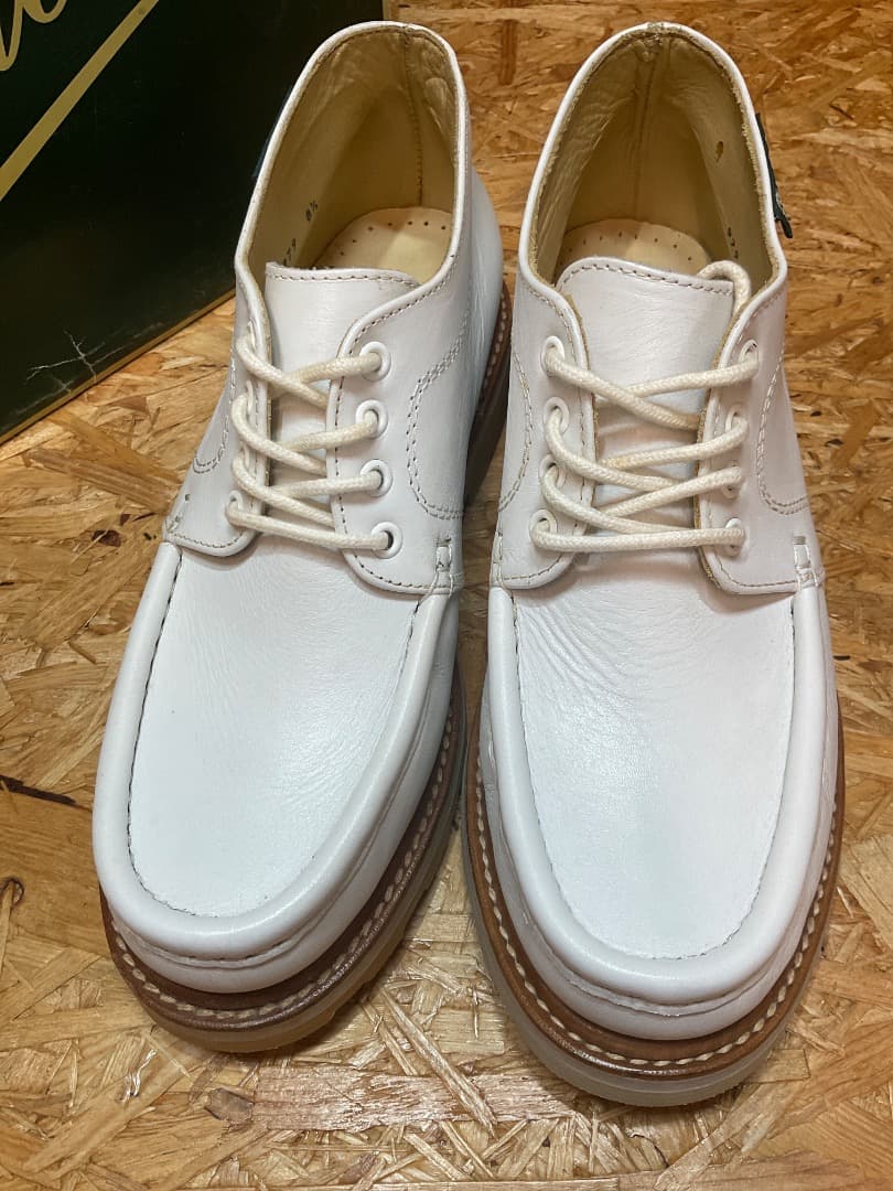 90s デカタグ デッドストック パラブーツ × CAUSE モカシン シューズ