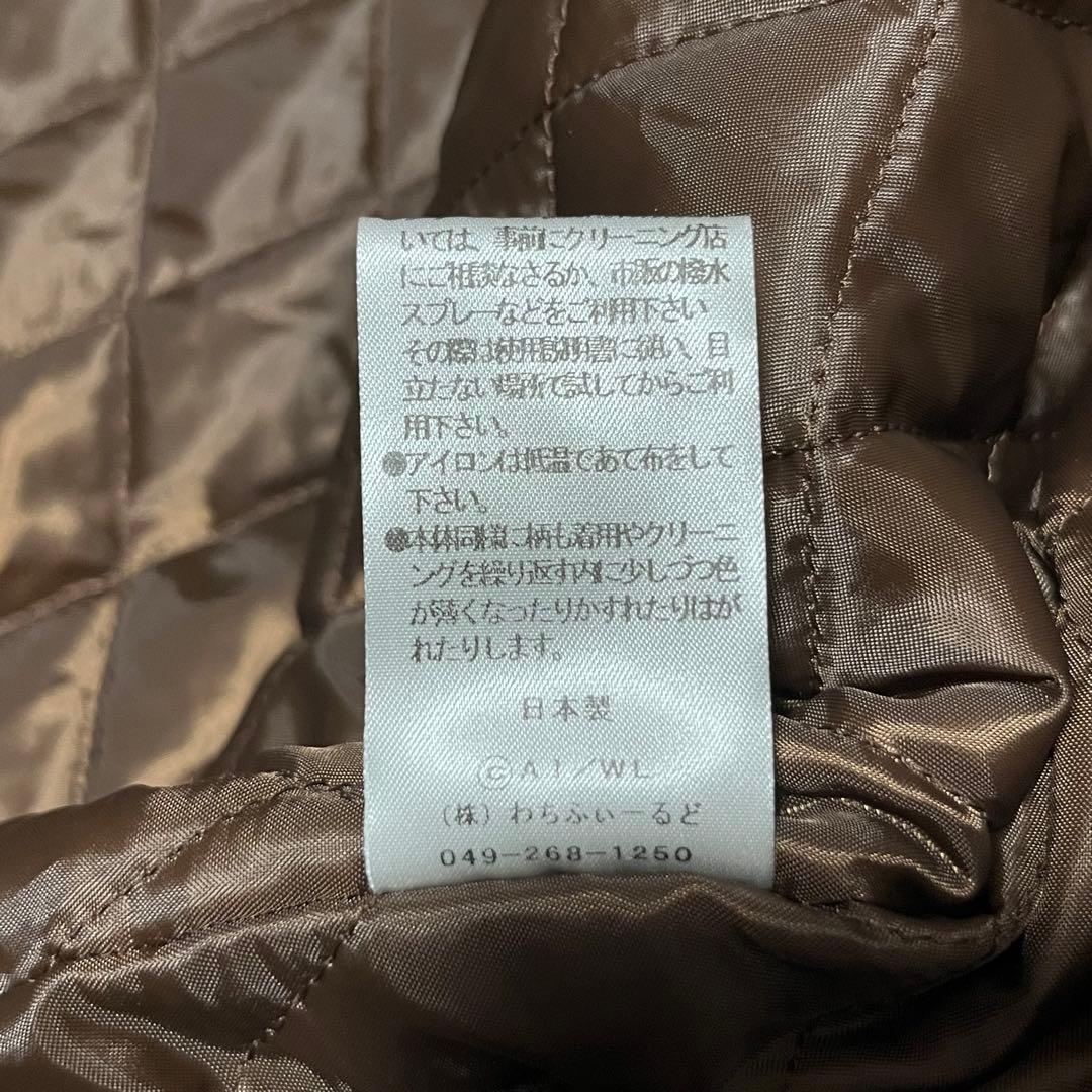 トーニー未使用 定価3万円 わちふぃーるど　ドライブ柄中綿コート　F