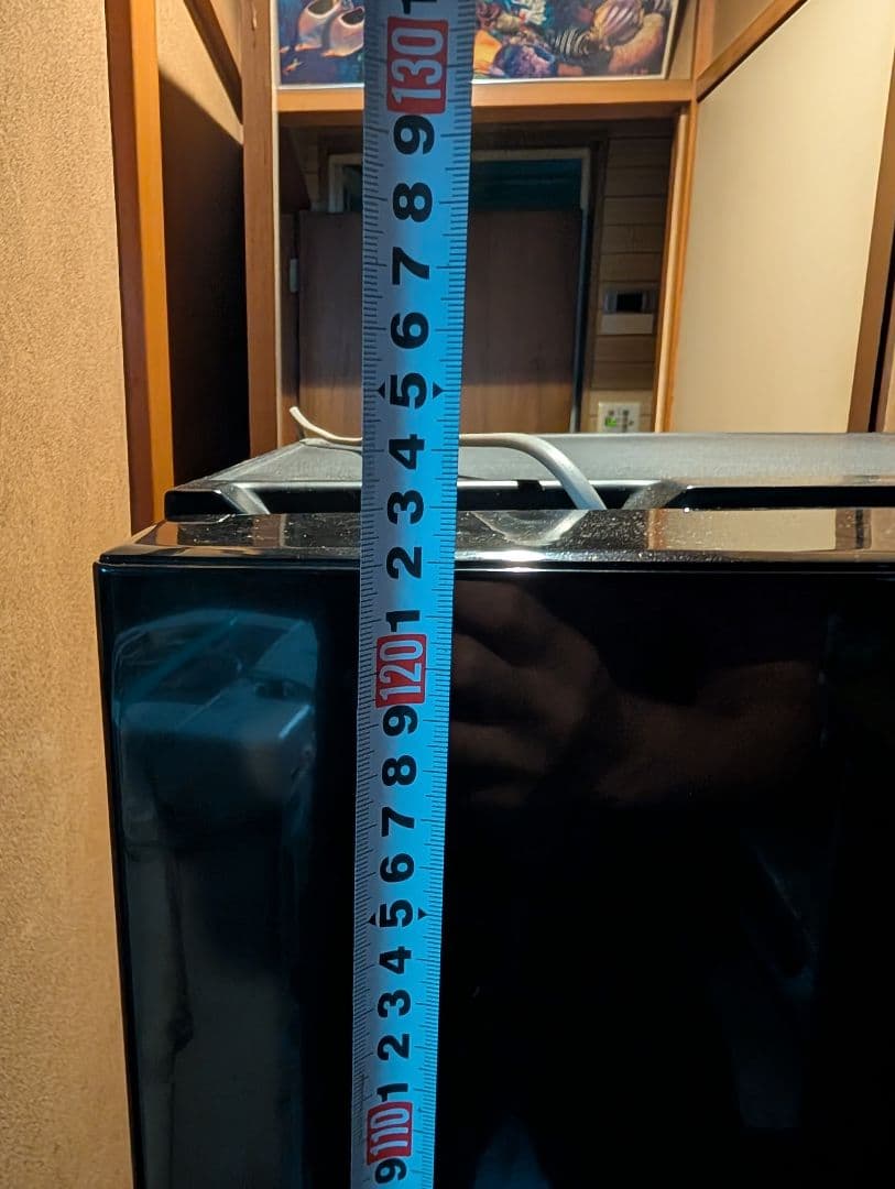 黒のフレンチドア冷蔵庫