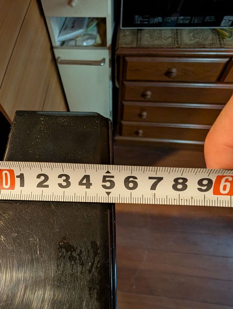 黒のフレンチドア冷蔵庫