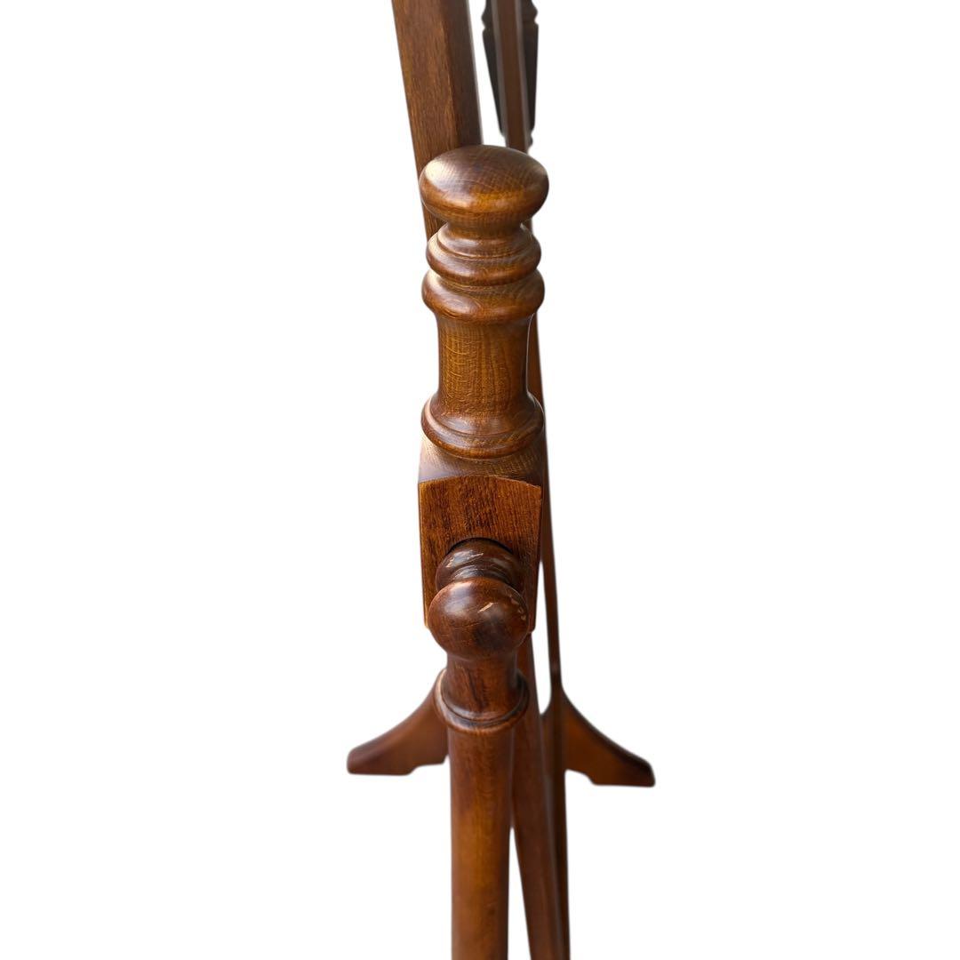 【美品・送料込】karimoku カリモク スタンドミラー ダークブラウン