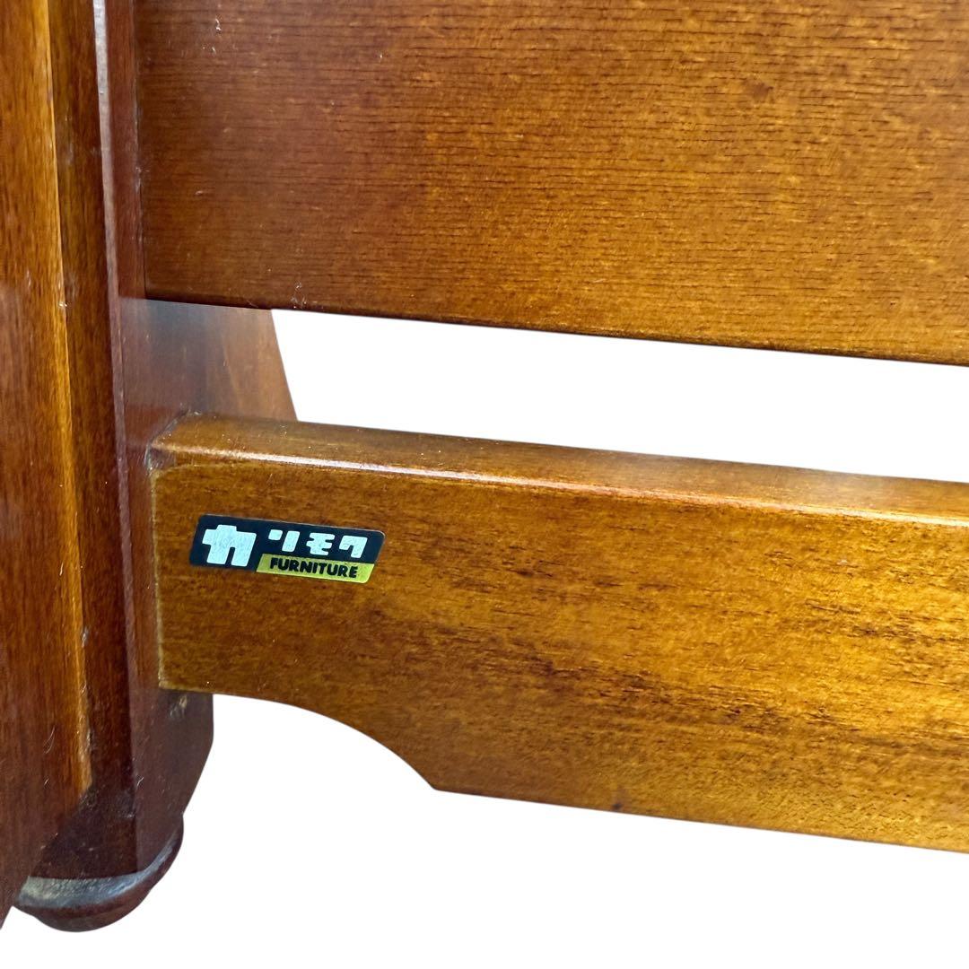 【美品・送料込】karimoku カリモク スタンドミラー ダークブラウン
