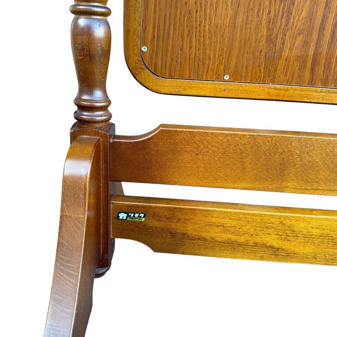 【美品・送料込】karimoku カリモク スタンドミラー ダークブラウン