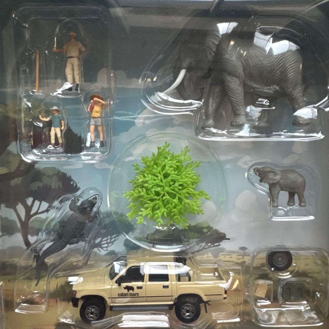 新品　海洋堂×トミカリミテッドヴィンテージ ジオコレ64 サファリ1＆２セット
