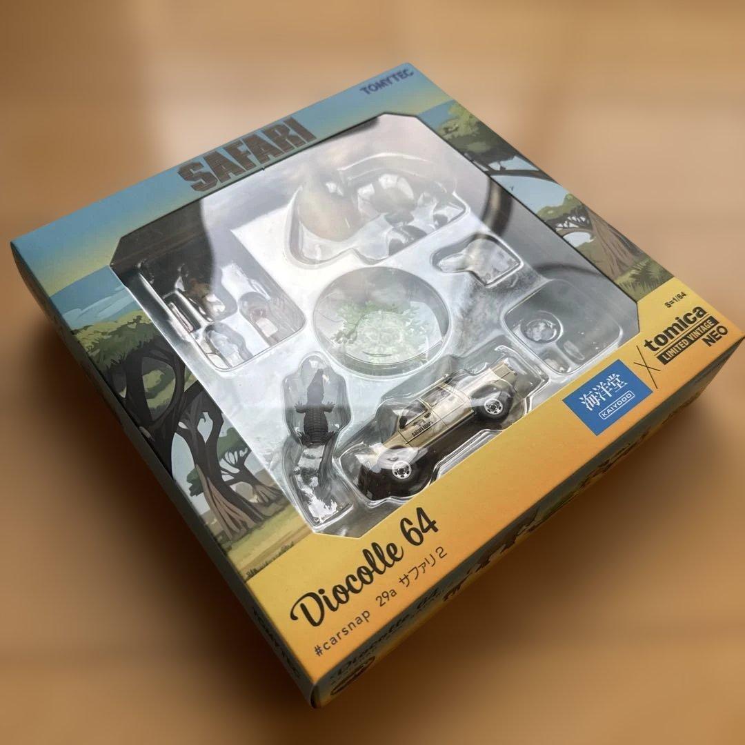 新品　海洋堂×トミカリミテッドヴィンテージ ジオコレ64 サファリ1＆２セット