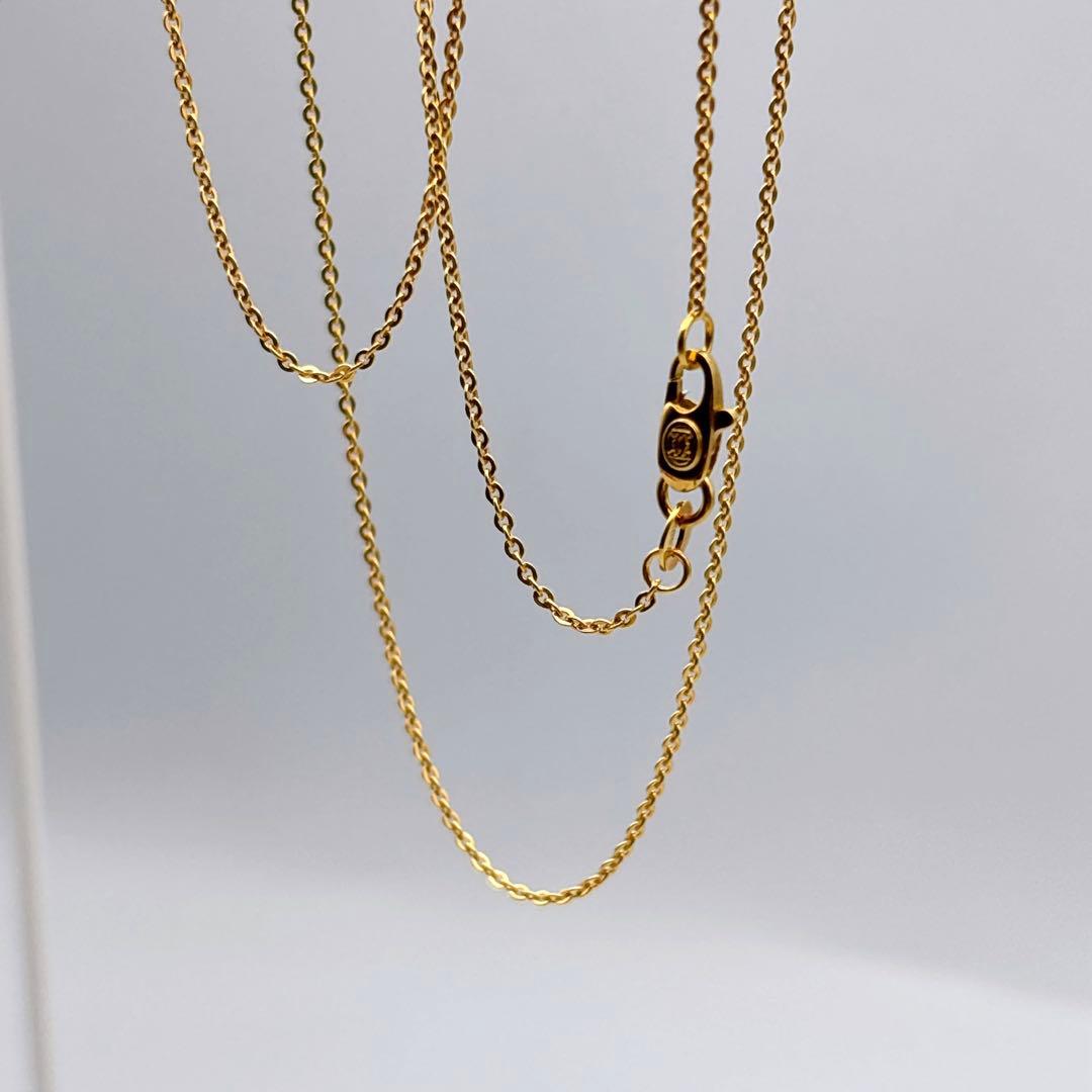 【美品】 カルティエ　イエローゴールド　チェーン　ネックレス　41.7cm