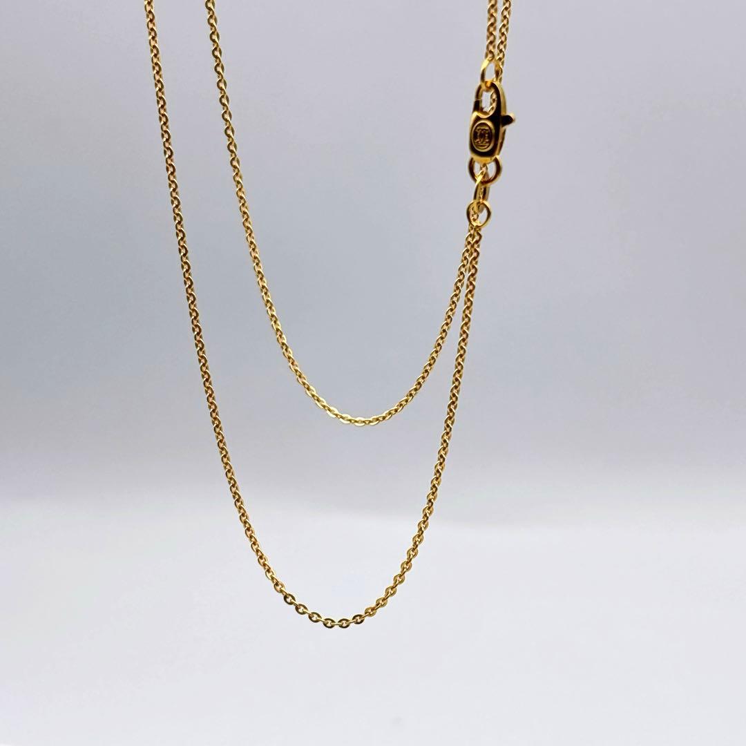 【美品】 カルティエ　イエローゴールド　チェーン　ネックレス　41.7cm