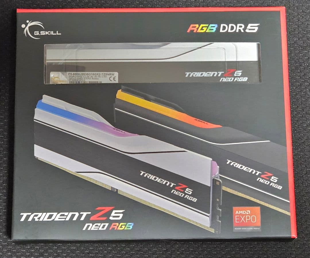 メモリー G.SKILL TRIDENT Z5 NEO RGB 32GB 6000MHz