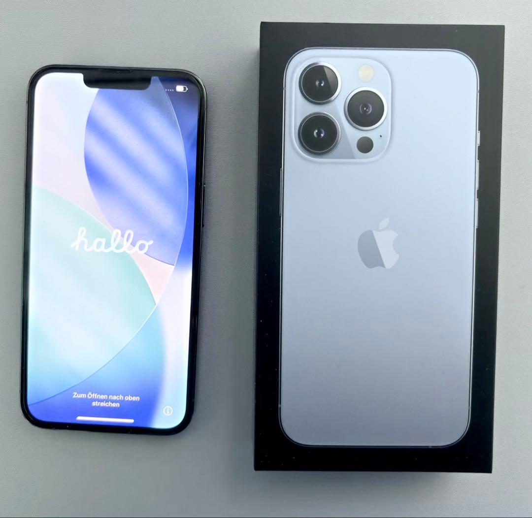 iPhone13 Pro[128GB] au シエラブルー 本体及び箱