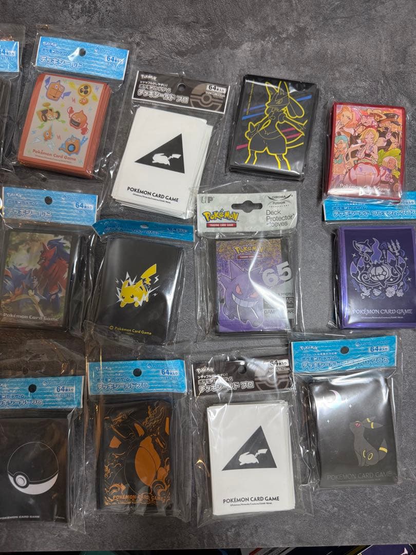 き*っ様 ポケモンカードゲーム_引退品_デッキシールド、スリーブ