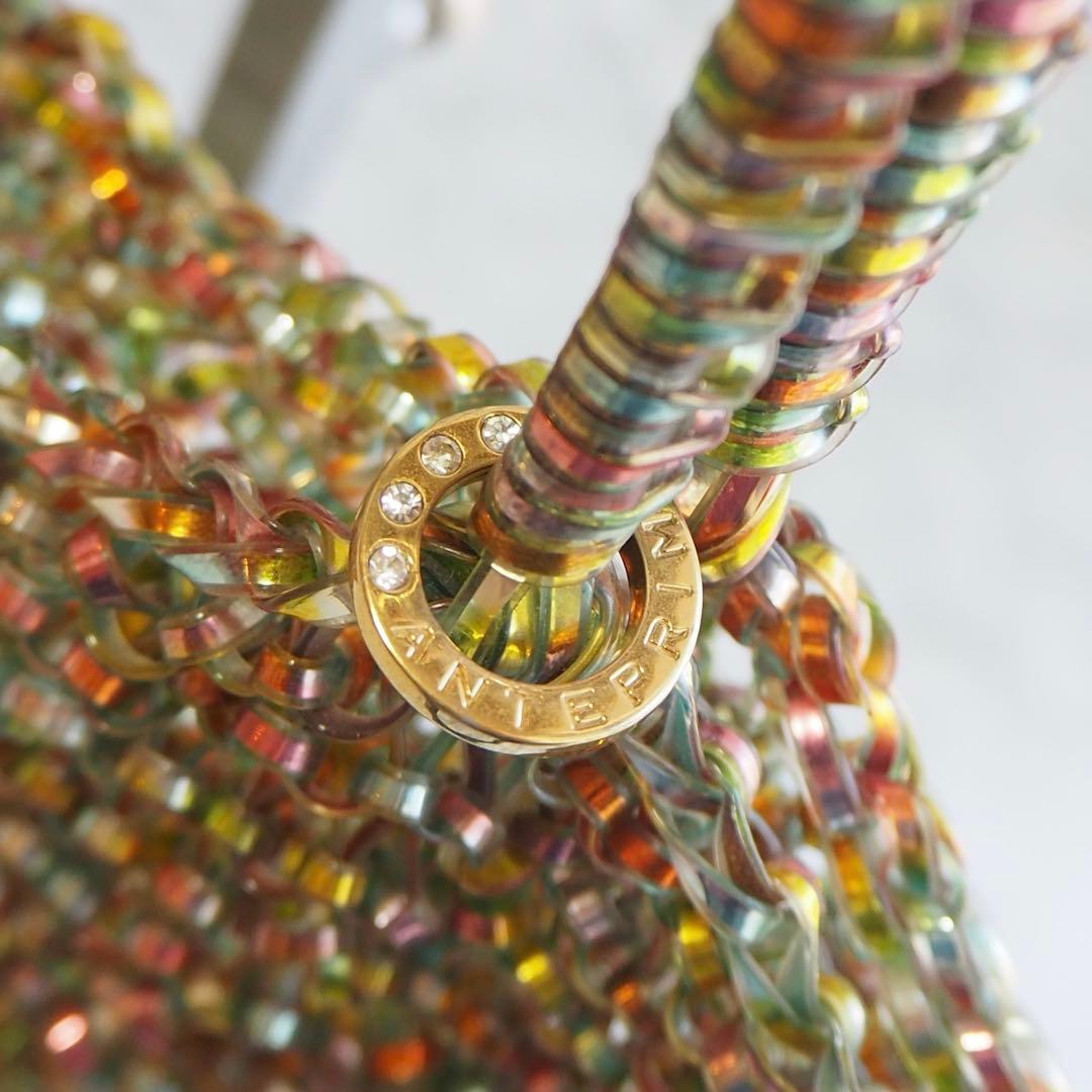 ANTEPRIMA スタンダード スクエア ワイヤーバッグ マルチカラー 虹色