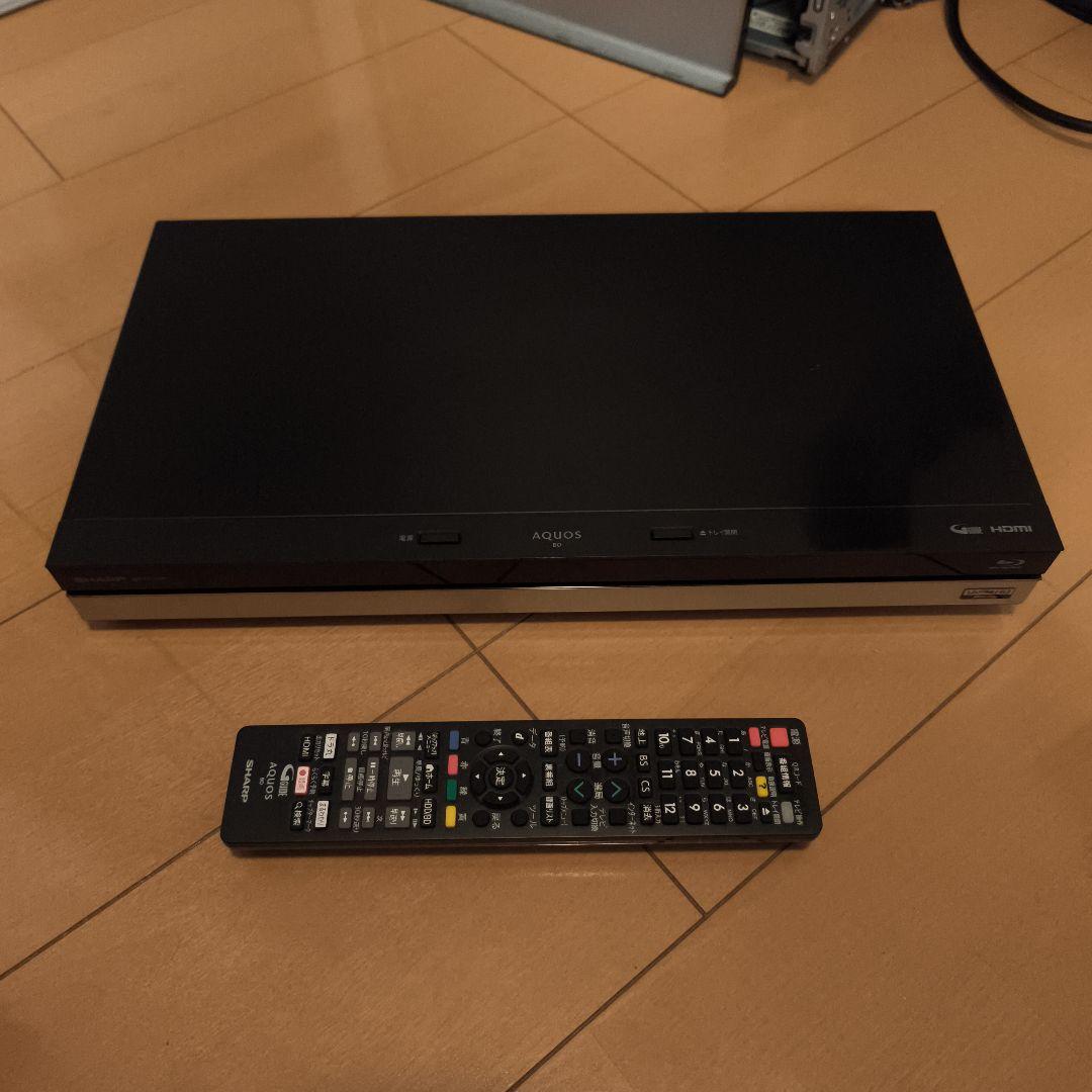 【中古】SHARP AQUOS ブルーレイレコーダ　BD-UT1100　1TB