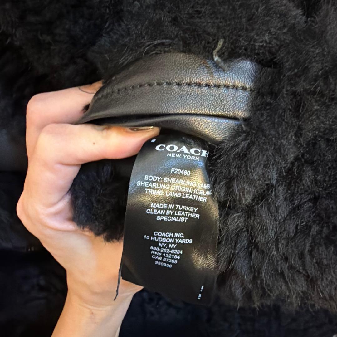 COACH リバーシブルレザーベスト